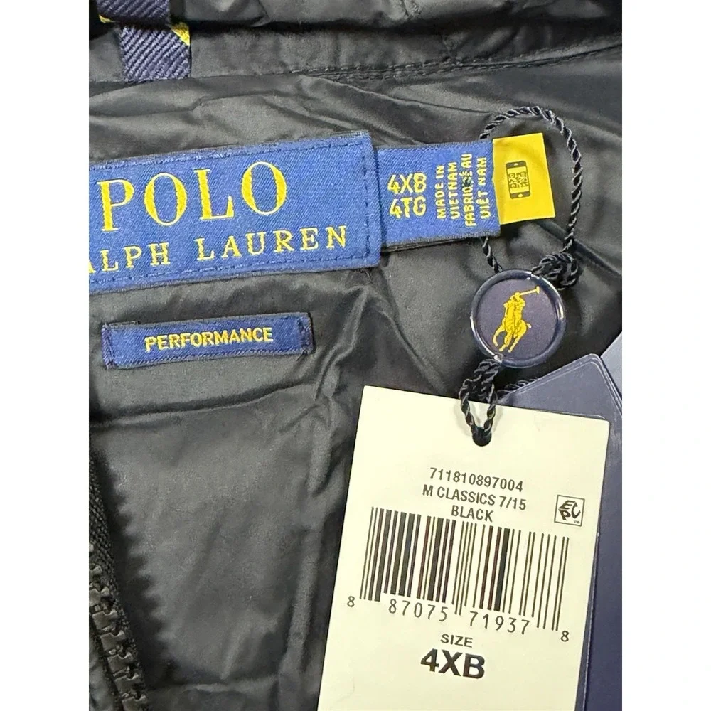 Polo Ralph Lauren Puffer Performance Jacket Coat Navy Men's Size 4XB NWT $248